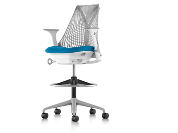 SAYL - Swivel ergonomic office stool with Armrests by Herman Miller - view 3